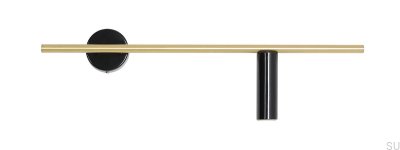 Настенный светильник Trevo Brass с черным (справа)