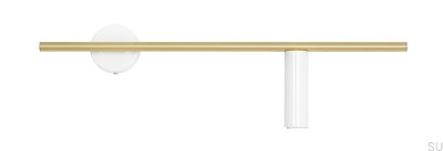 Настенный светильник Trevo Brass & White (справа)