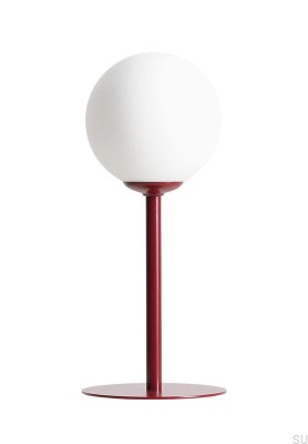 Pinne Metal Настольная лампа бордового цвета