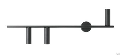 Настенный светильник Trevo 3 Metal Black (слева)