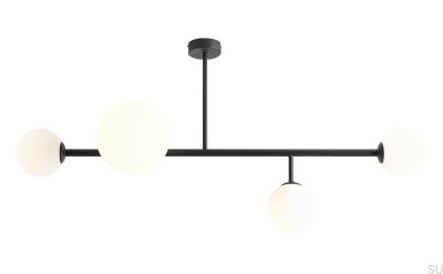 Потолок Dione 4 Металл Черный