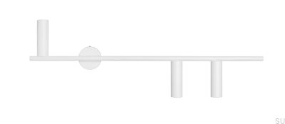 Настенный светильник Trevo 3 Metal, белый (справа)