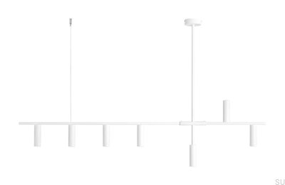 Trevo 7 Металлический Белый Подвесной Светильник