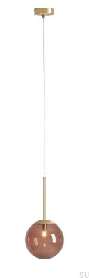 Подвесной светильник Bosso Mini 20 Multicolour Choco Cream Brass