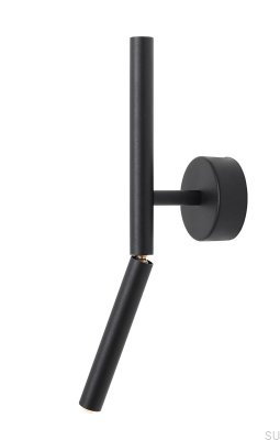 Настенный светильник Stick металлический черный
