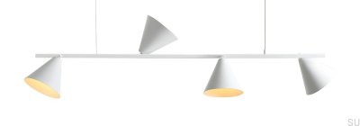 Подвесной светильник Форма 4 Металл Белый