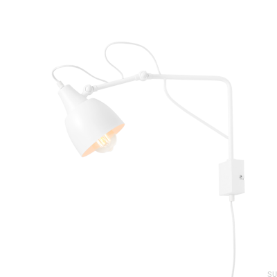 Soho Small Metal White Настенный светильник