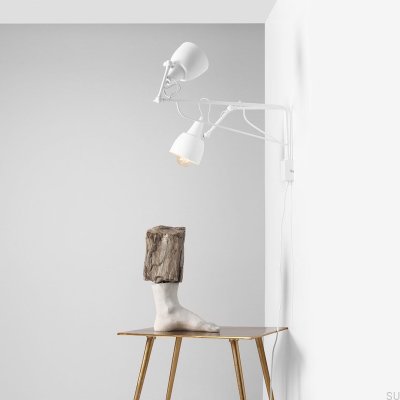 Soho 2 Металлический Белый Настенный Светильник