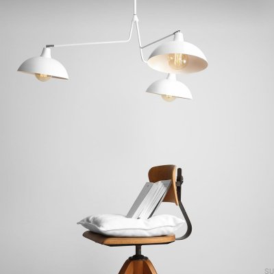 Espace 3 Потолочный светильник Металл Белый