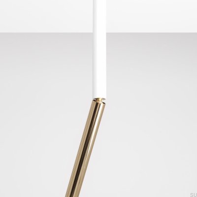 Потолочная штанга M металлическая белая