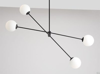 Потолочный светильник Ohio 4 Metal Black