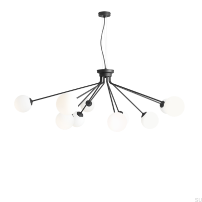 Holm 10 Металлическая черная подвесная лампа