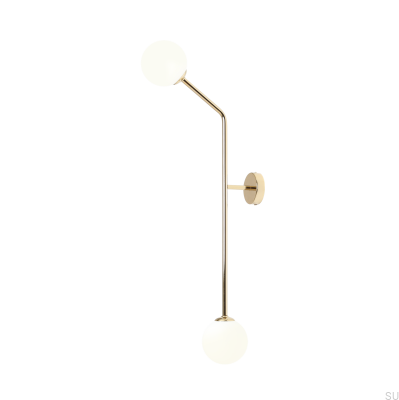 Вертикальный настенный светильник Pure Metal Gold