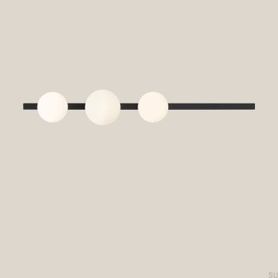 Гарда 3 Настенный светильник Металл Черный