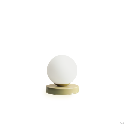 Настольная лампа Ball S, металл, фисташковый цвет