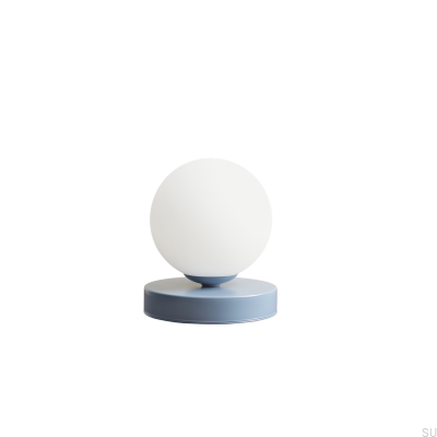 Настольная лампа Ball S, металл, синяя