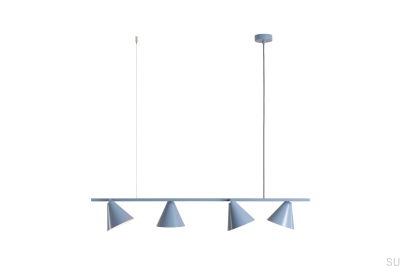 Подвесной светильник Форма 4 Металл Синий