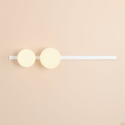 Гарда 2 Металлический настенный светильник Белый