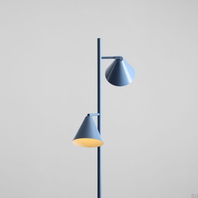 Торшер Форма 2 Металл Синий