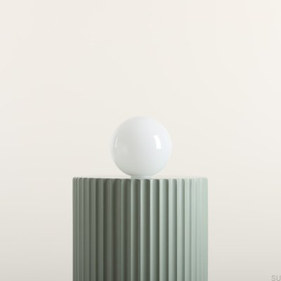 Абажур 14 Глянцевый Белый