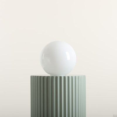 Абажур 20 Глянцевый Белый