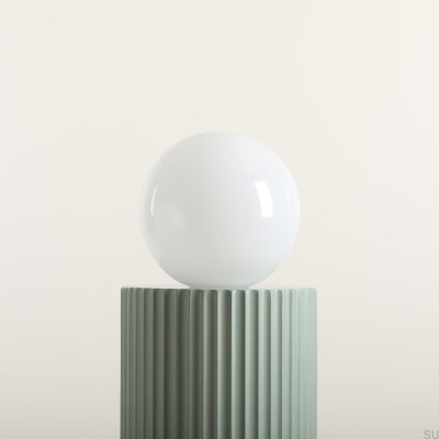 Абажур 25 глянцевый белый