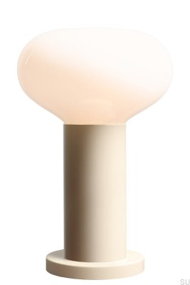 Flo S Настольная лампа металл кремовый
