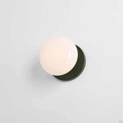 Flo S Настенный светильник Металл Зеленый