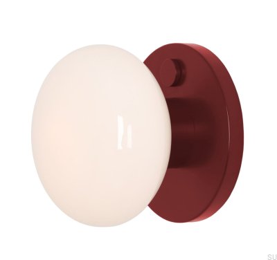 Настенный светильник Flo S, металл, красный