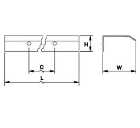Rysunek techniczny uchwytu wraz ze sposobem montażu