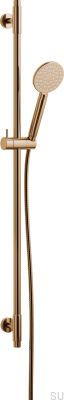 Душевая штанга с регулируемым настенным кронштейном ARM100 Полированная латунь Нелакированная