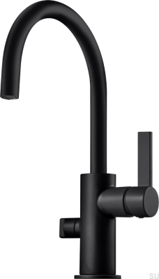 Кухонный смеситель с клапаном для посудомоечной машины ARM384, латунь, матово-черный