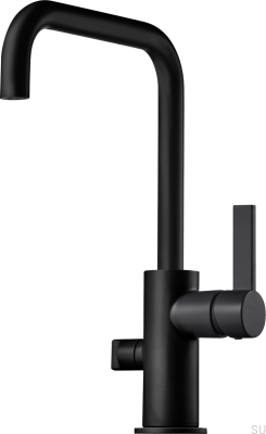 Кухонный смеситель с клапаном для посудомоечной машины ARM584, латунь, матово-черный