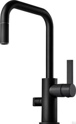 ARM587 Латунный кухонный смеситель, матово-черный