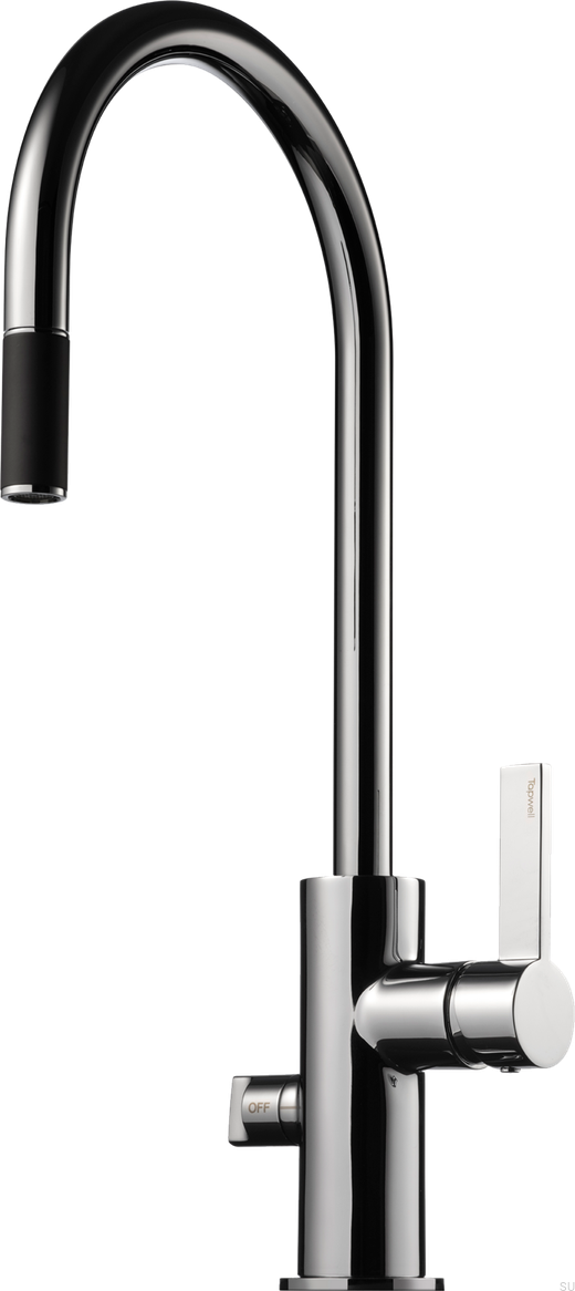 9423493--Bateria-kuchenna-z-zaworem-do-zmywarki-ARM885-Mosiężna-Srebrna-Chromowana-Tapwell-Skandynawskie-Uchwyty_1