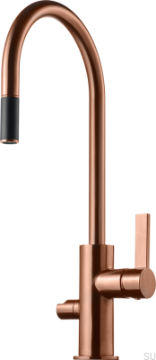 Кухонный кран с клапаном для посудомоечной машины ARM885, матовая медь, неокрашенный