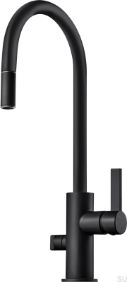 Кухонный смеситель с клапаном для посудомоечной машины ARM885, латунь, матово-черный