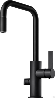 Кухонный смеситель с клапаном для посудомоечной машины ARM887, латунь, матово-черный