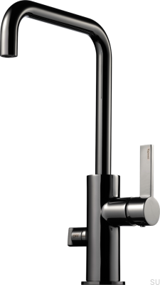 Кухонный смеситель с клапаном для посудомоечной машины ARM984 Латунь Черный Хром