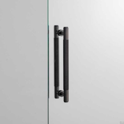 Двусторонняя удлиненная мебельная ручка Cross 225 из обожженной бронзы