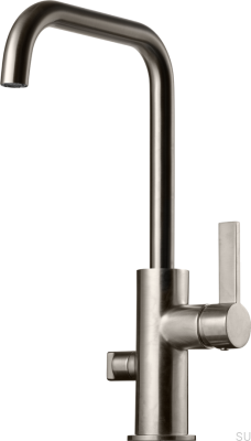 Кухонный кран с клапаном для посудомоечной машины ARM984, латунь, никелированная, матовая