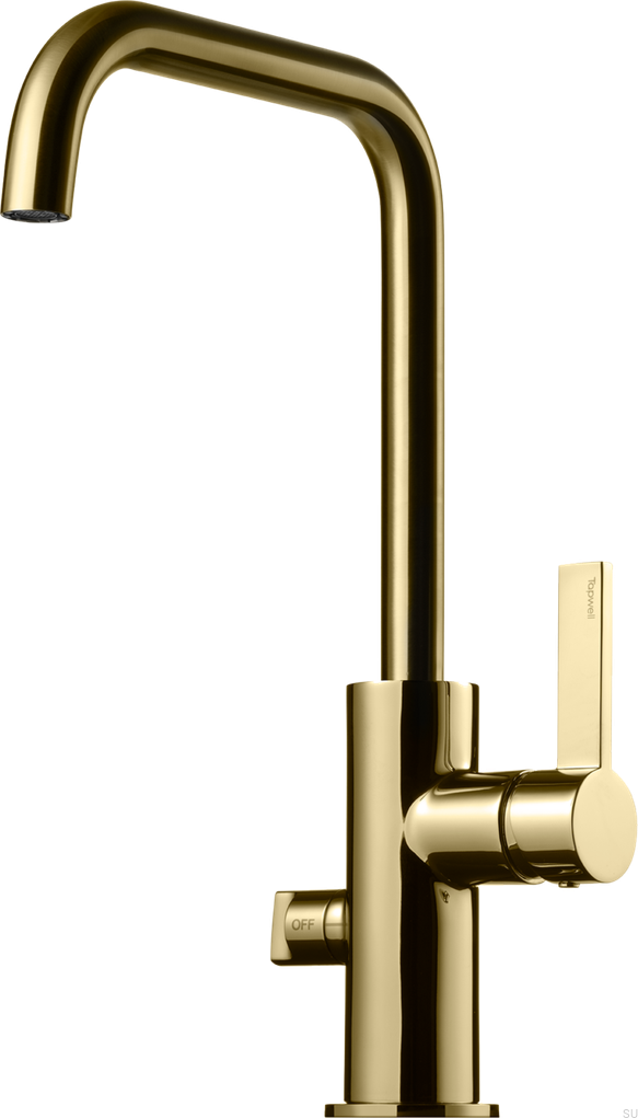 9423517--Bateria-kuchenna-z-zaworem-do-zmywarki-ARM984-Mosiężna-Miodowe-Złoto-Tapwell-Skandynawskie-Uchwyty_1