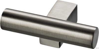 Мебельная ручка T-Bar Bar055, латунь, матовый никель