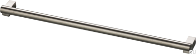 Ручка мебельная удлиненная Bar333 320, латунь, матовый никель