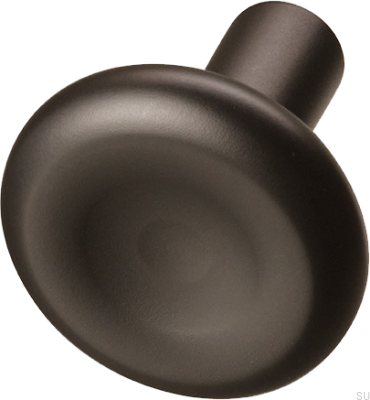 Мебельная ручка Bean 30 из латуни и коричневого цвета