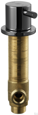 Запорный клапан для посудомоечной машины BI284, латунь, черный хром