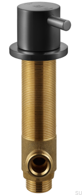 Запорный клапан для посудомоечной машины BI284, латунь, матово-черный
