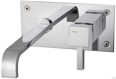 Смеситель для раковины 175 BOX006 Латунь Серебристый Хром