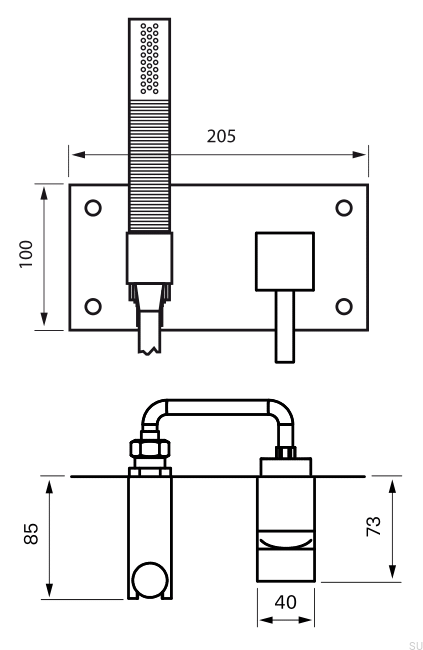 8553413--Bateria-prysznicowa-ze-słuchawką-i-wężem-BOX011-364-Mosiężna-Srebrna-Chromowana-Tapwell-Skandynawskie-Uchwyty_2