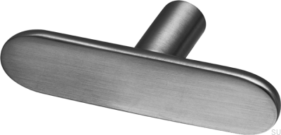 Мебельная ручка T-Bar Pastille 60, латунь, черный, матовый хром